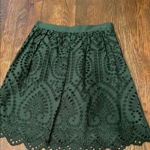 Elegant Black Lace Skirt